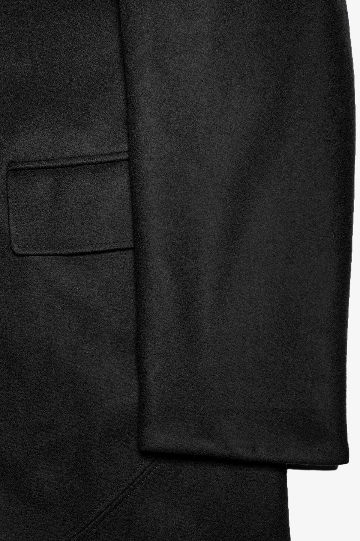 Cashmere Black Ripple Coat