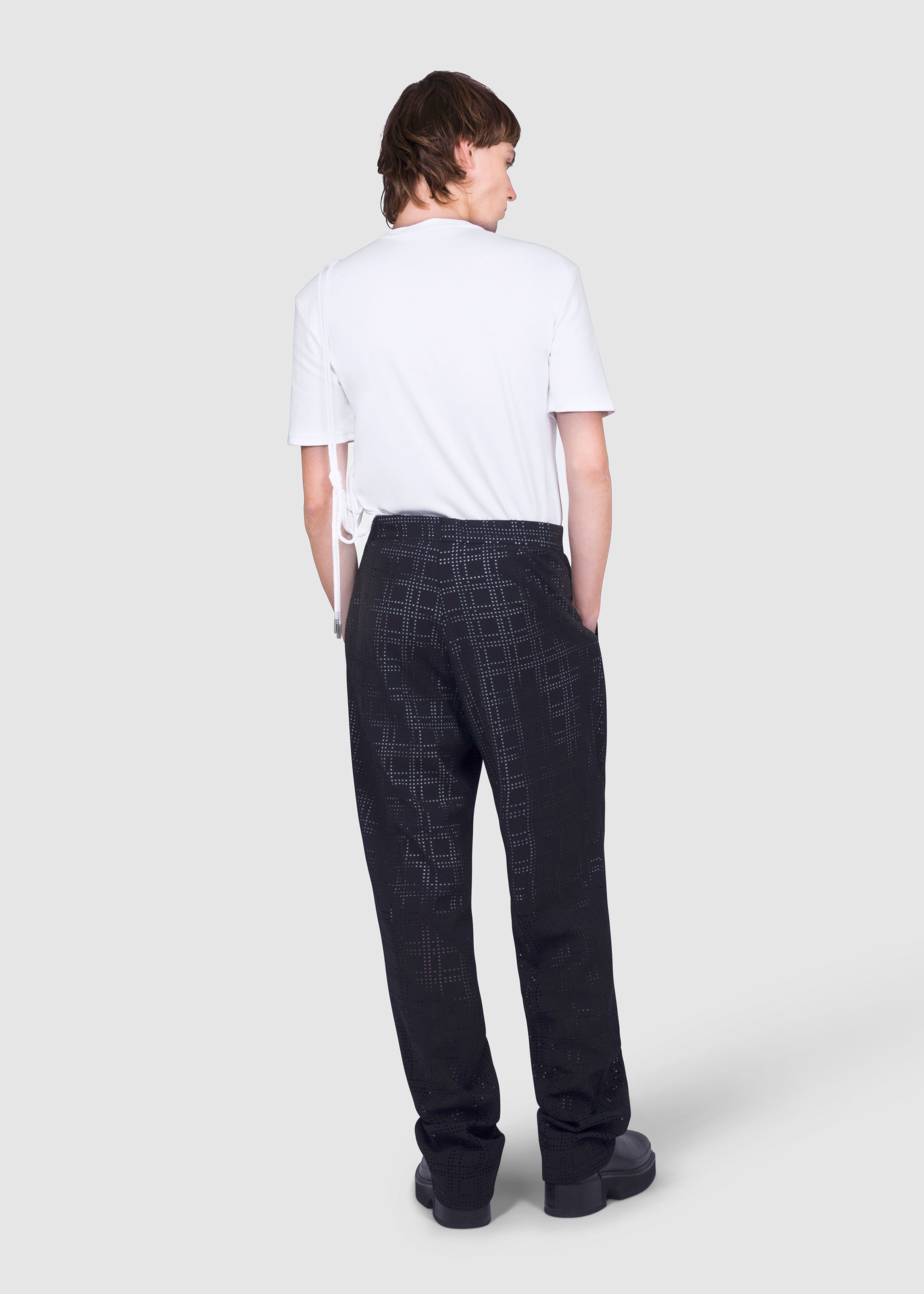 Steven Passaro THE PERFORATED TROUSER, detail view
