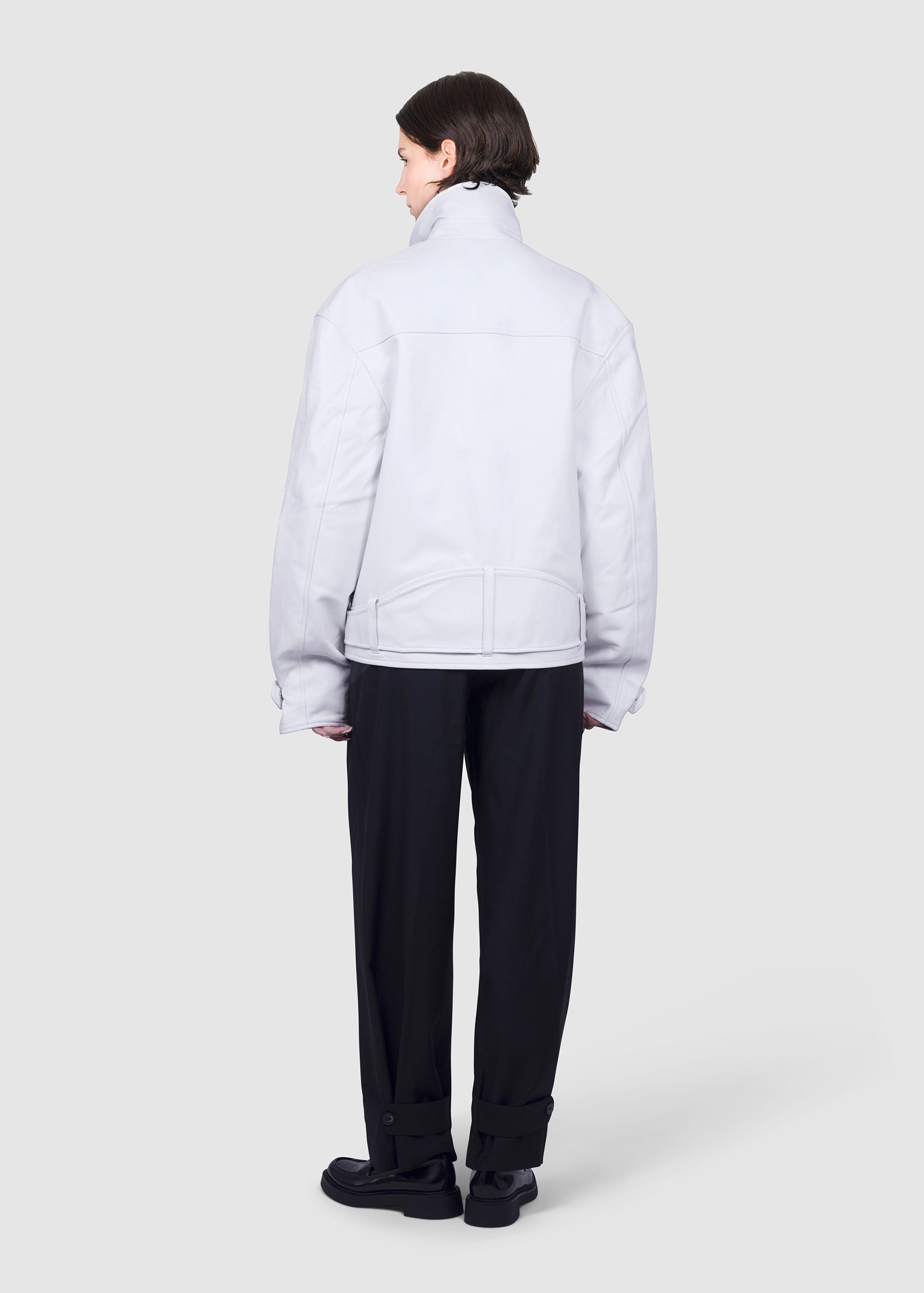 White Leather Jacket