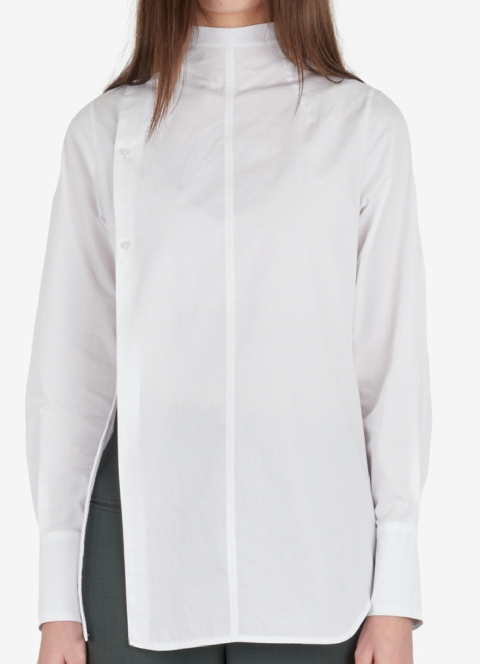 Asymmetric Shirt White — Archive