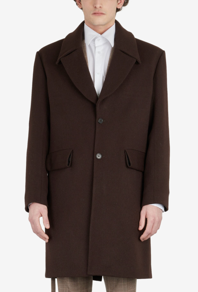 Brown Wool Coat — Archive