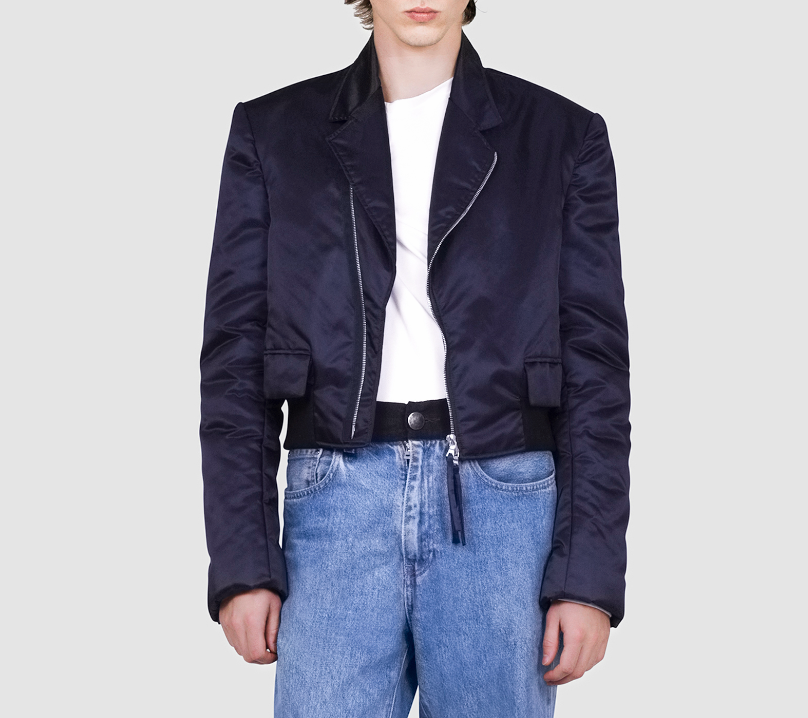 Cropped Bomber Navy — Archive