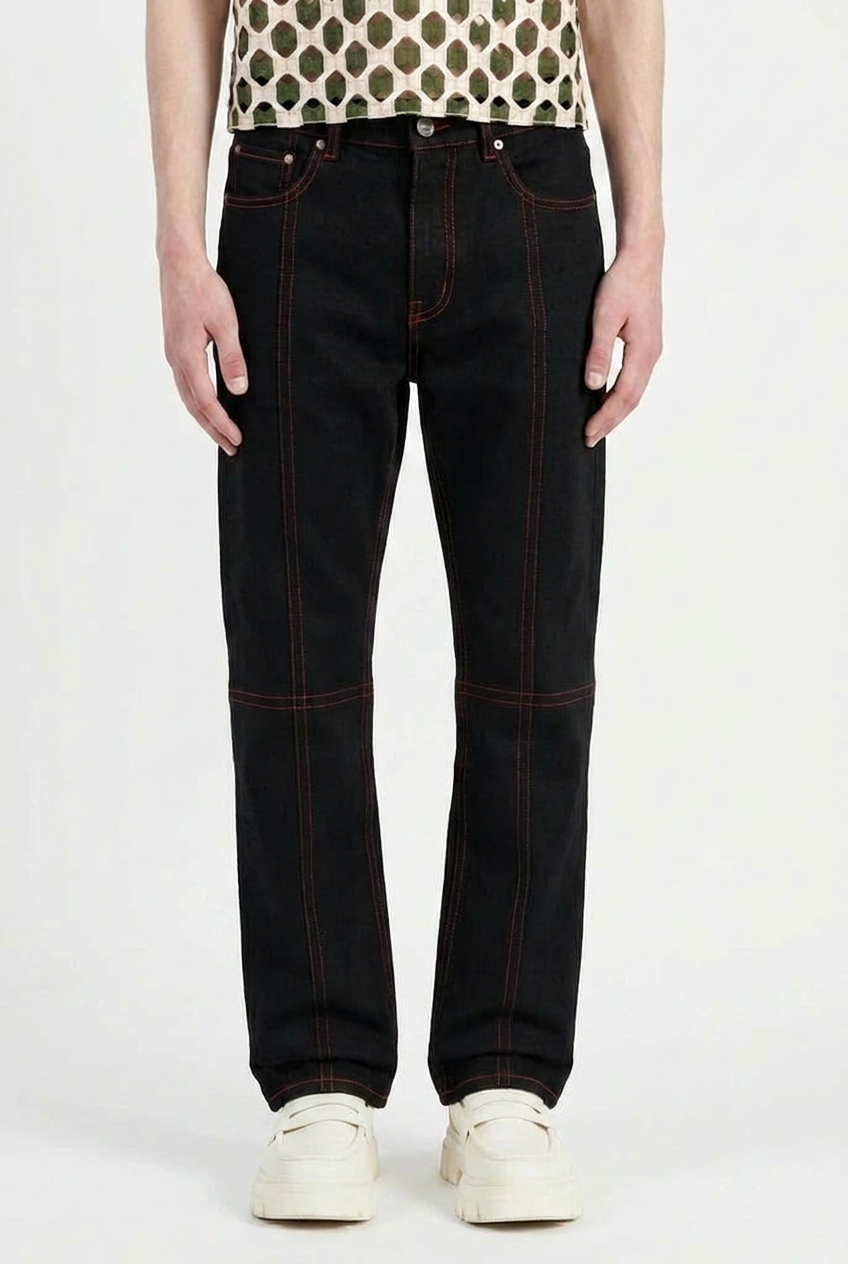 Red-Stitch Jeans Black — Archive