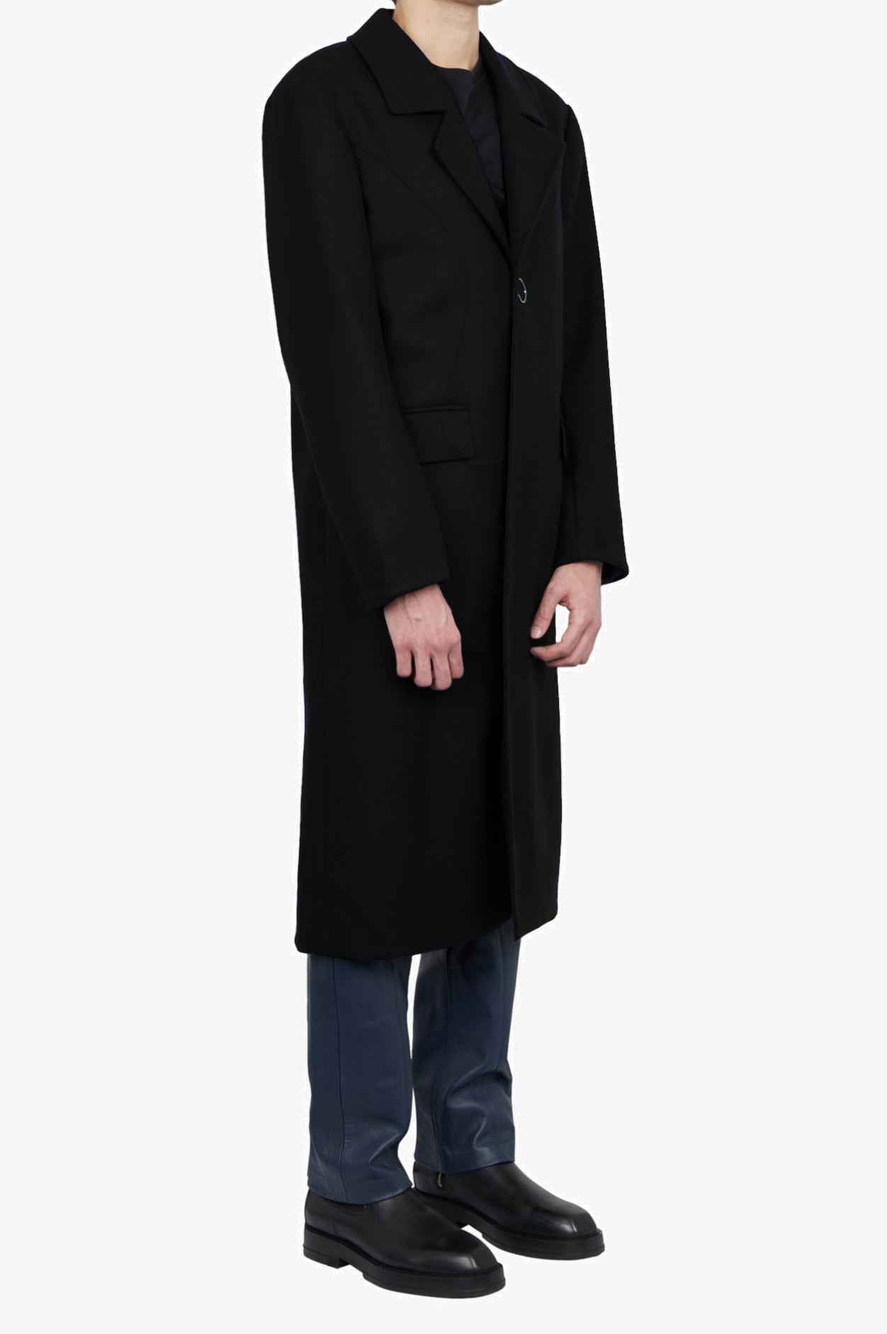 Cashmere Black Ripple Coat