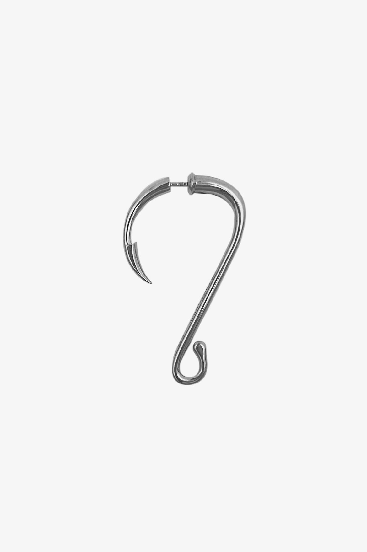 Exclusive -  Hook Earring Silver Rhodium