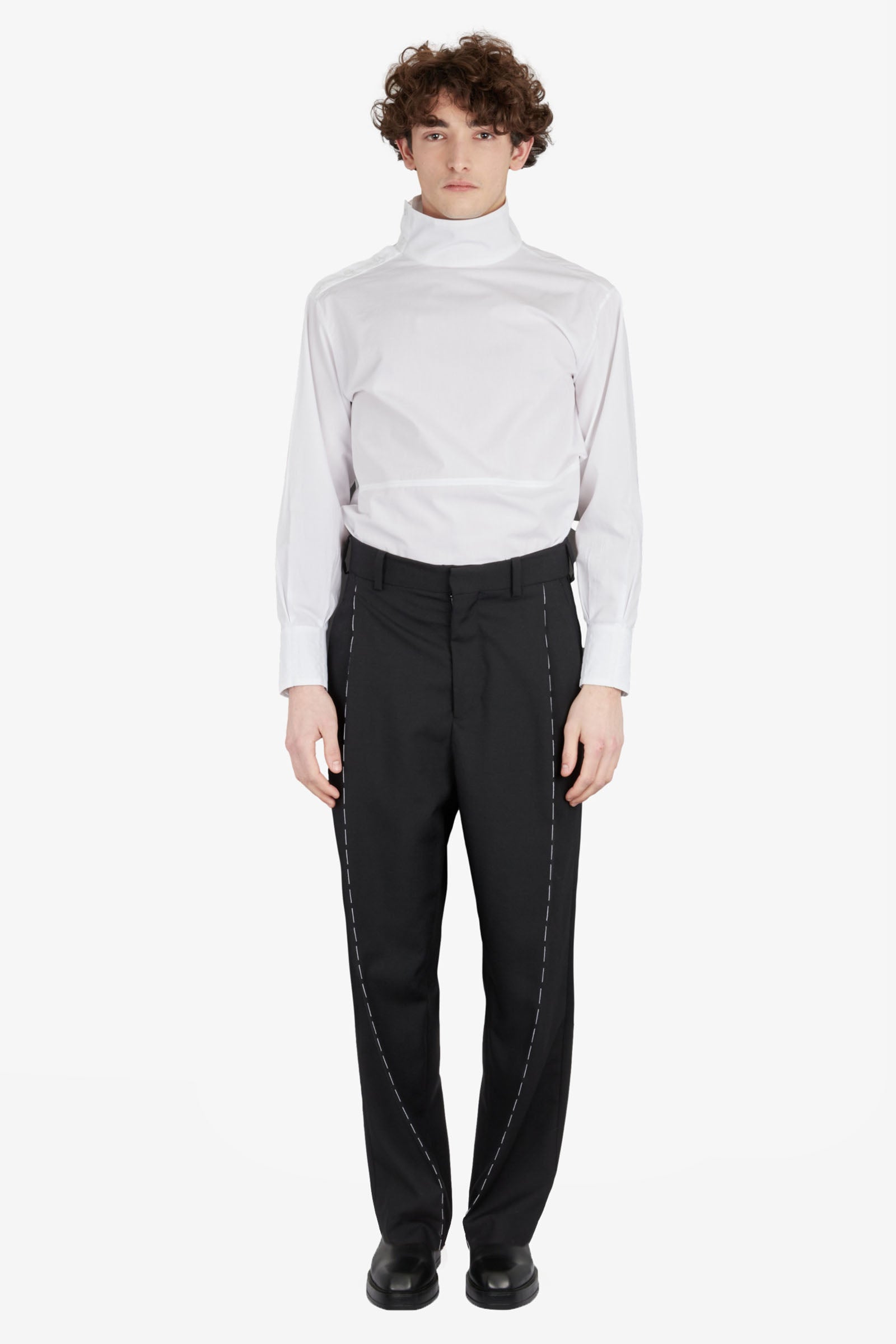 Tailored Trousers Basted Single Pleat