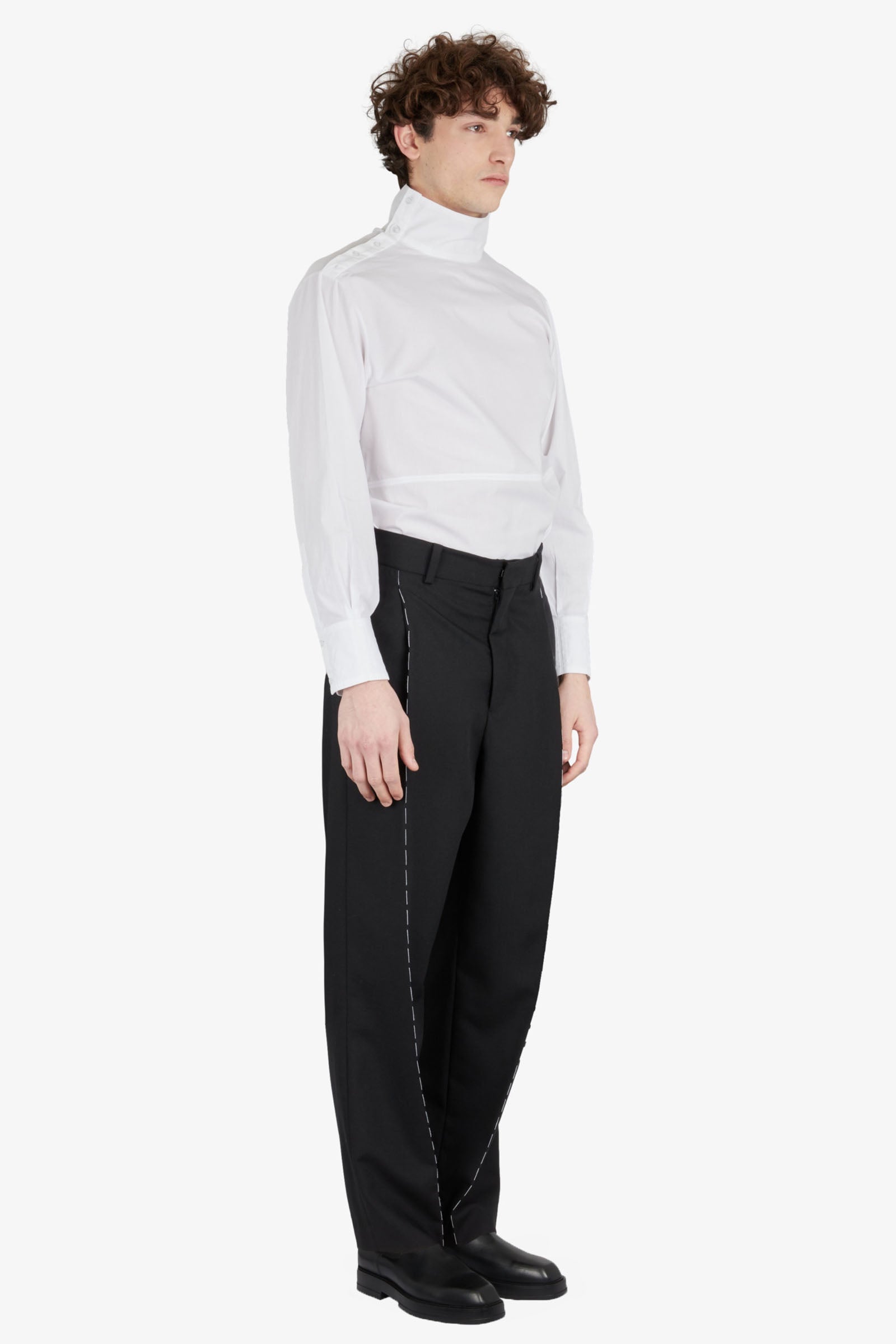 Tailored Trousers Basted Single Pleat