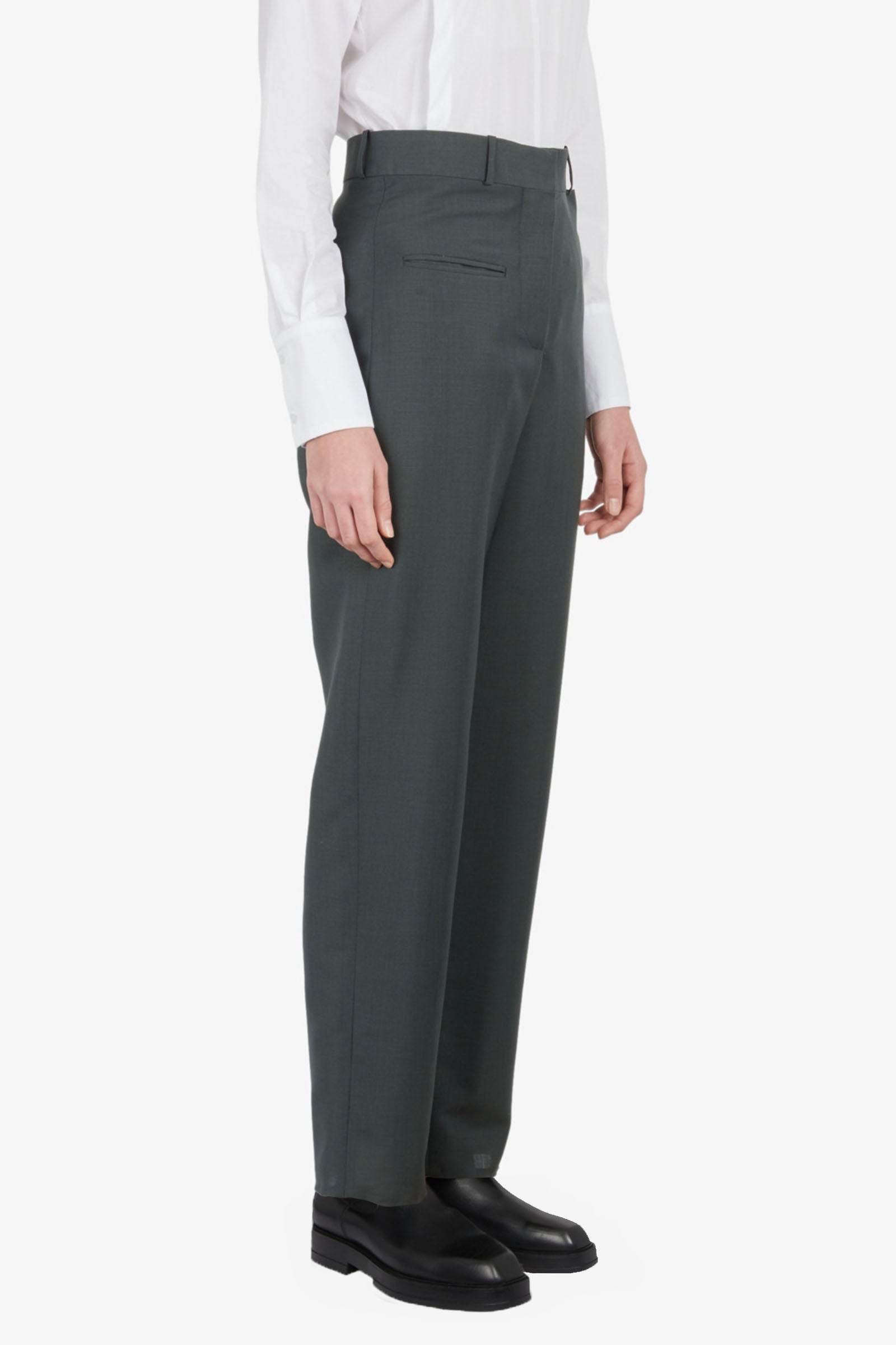 Falling Side Pocket Strap trousers