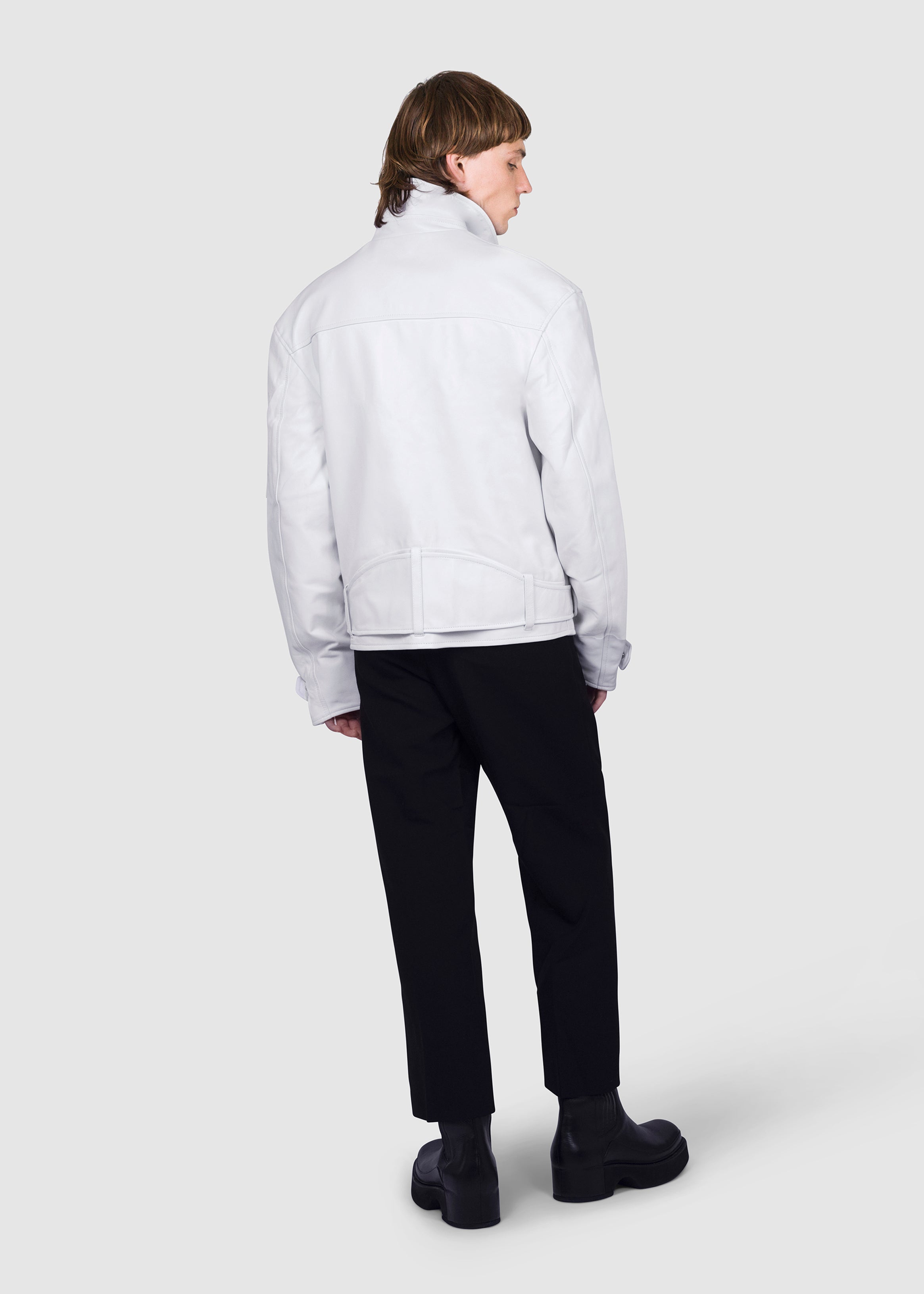 White Leather Jacket