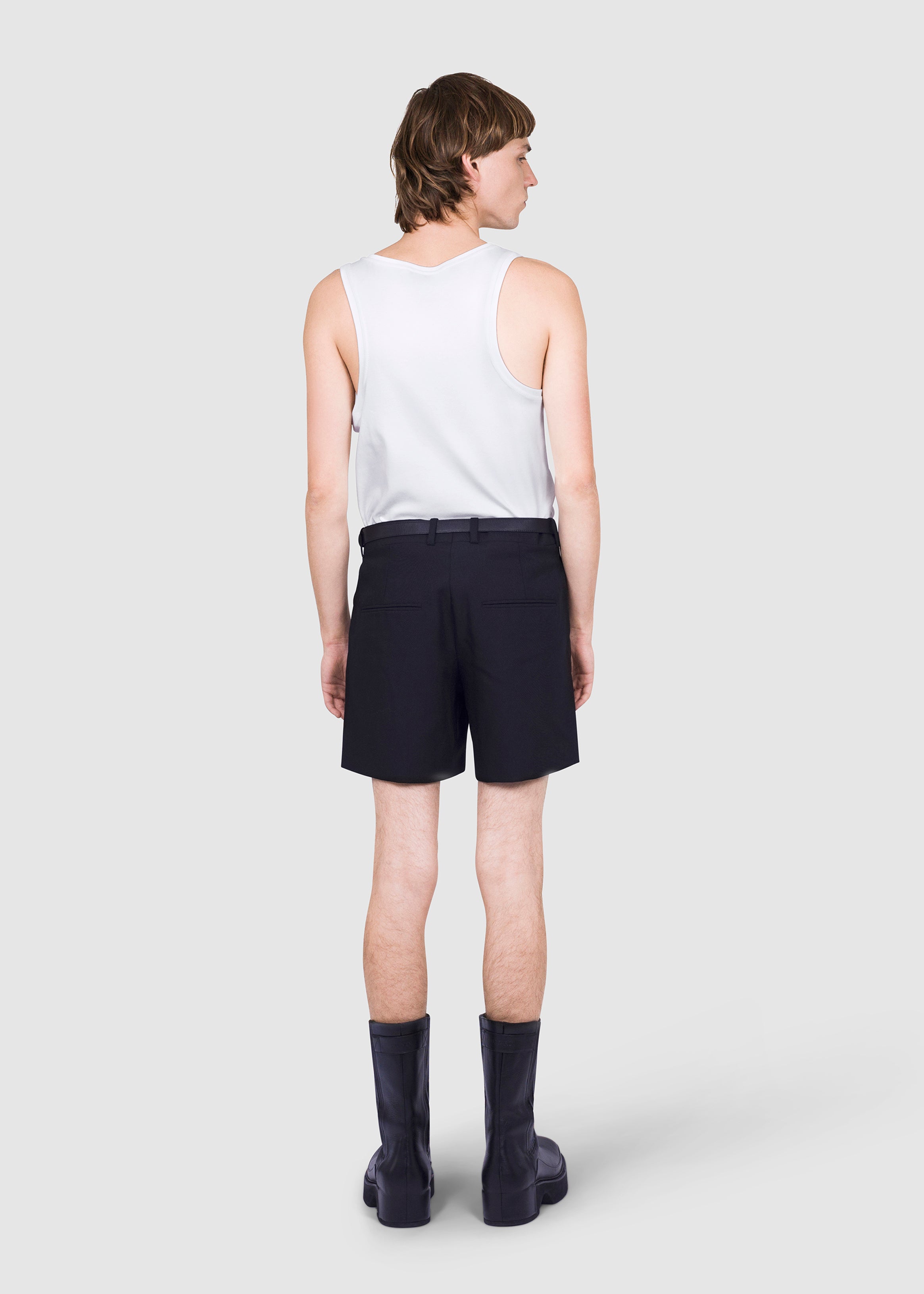 Steven Passaro Over fold short shorts, detail view