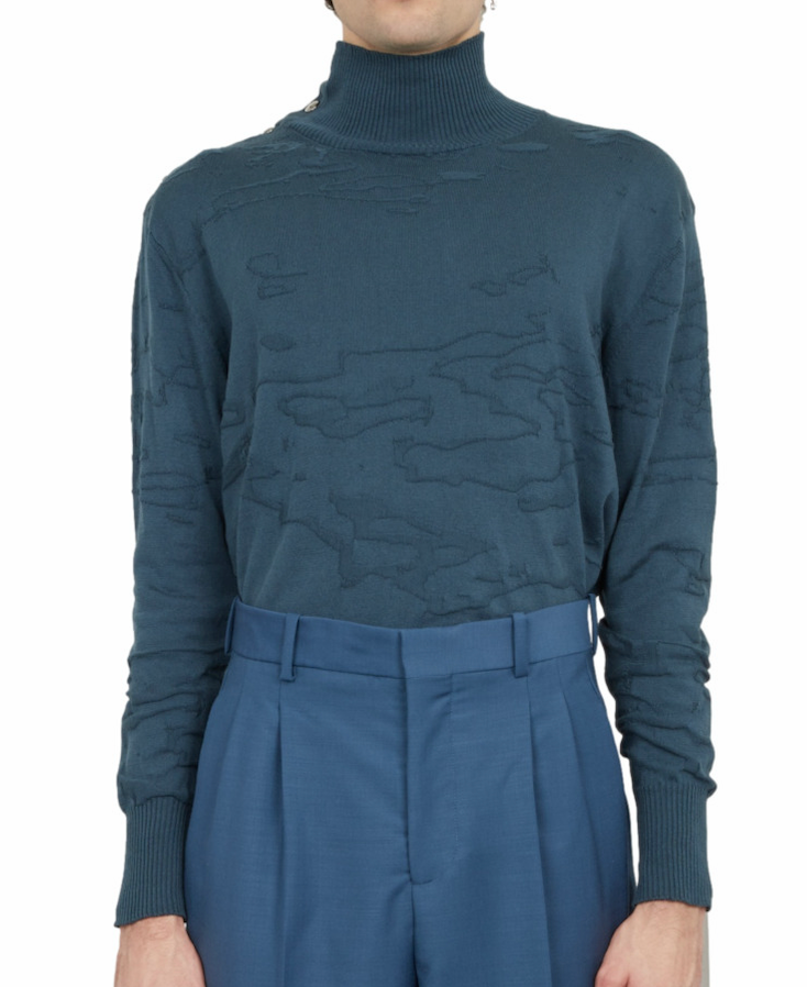 Knit Turtleneck Teal — Archive