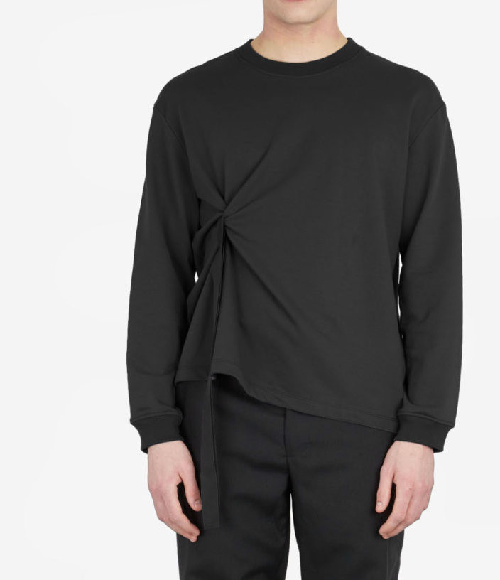 Knotted Long-Sleeve Black — Archive
