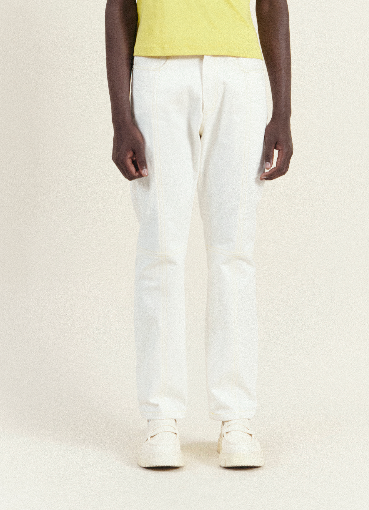 White Straight Jeans — Archive